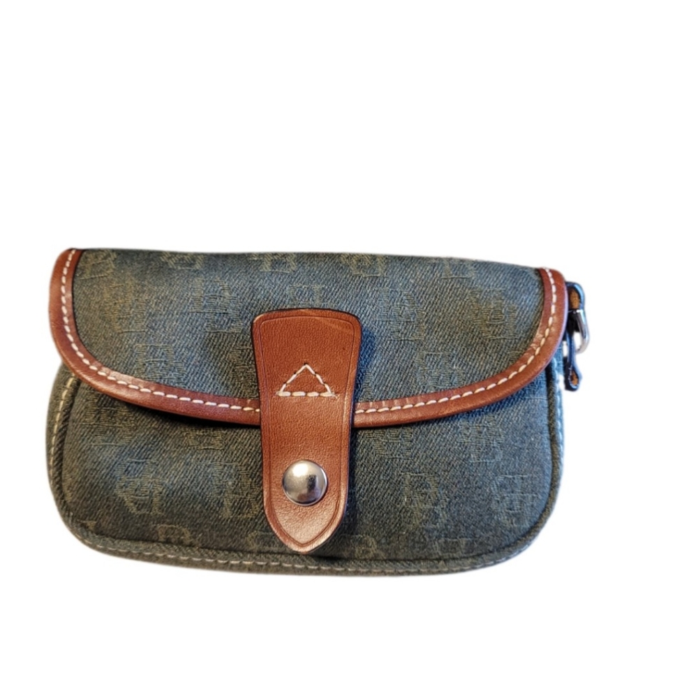 Dooney & Bourke Vintage Double Pocket Satchel w/ Flap, & Wristlet, EUC!! - Picture 7 of 16